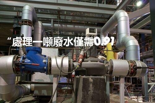 “處理一噸廢水僅需0.91元，環(huán)保經(jīng)濟(jì)兩不誤！”
